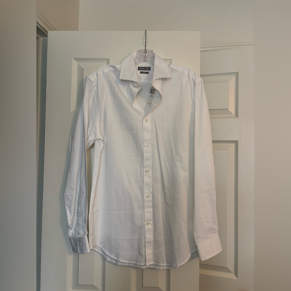 Men’s Michael Kors SLIM FIT White Dress Shirt